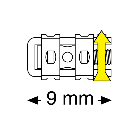 Leone tornillo súper micro monolateral a0891-09