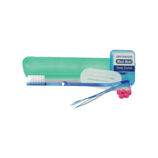Kit de higiene estuche tubo plástico