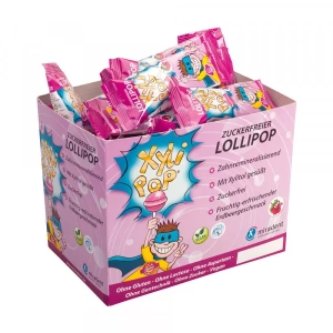 Miradent Xylipop® Lolli  caja x 50 unidades Strawberry